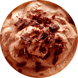 Сливочно-кофейное с кусочками шоколада